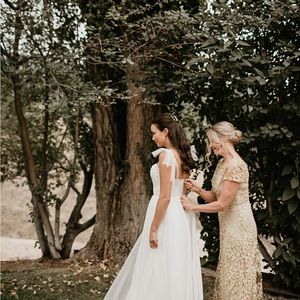 Custom made wedding dress size 6-8